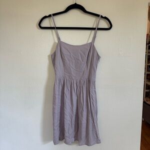 Forever21 tiny tie-back purple spaghetti strap sundress